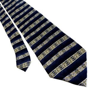 Honors Beige Black Silk Tie Woven Nordic